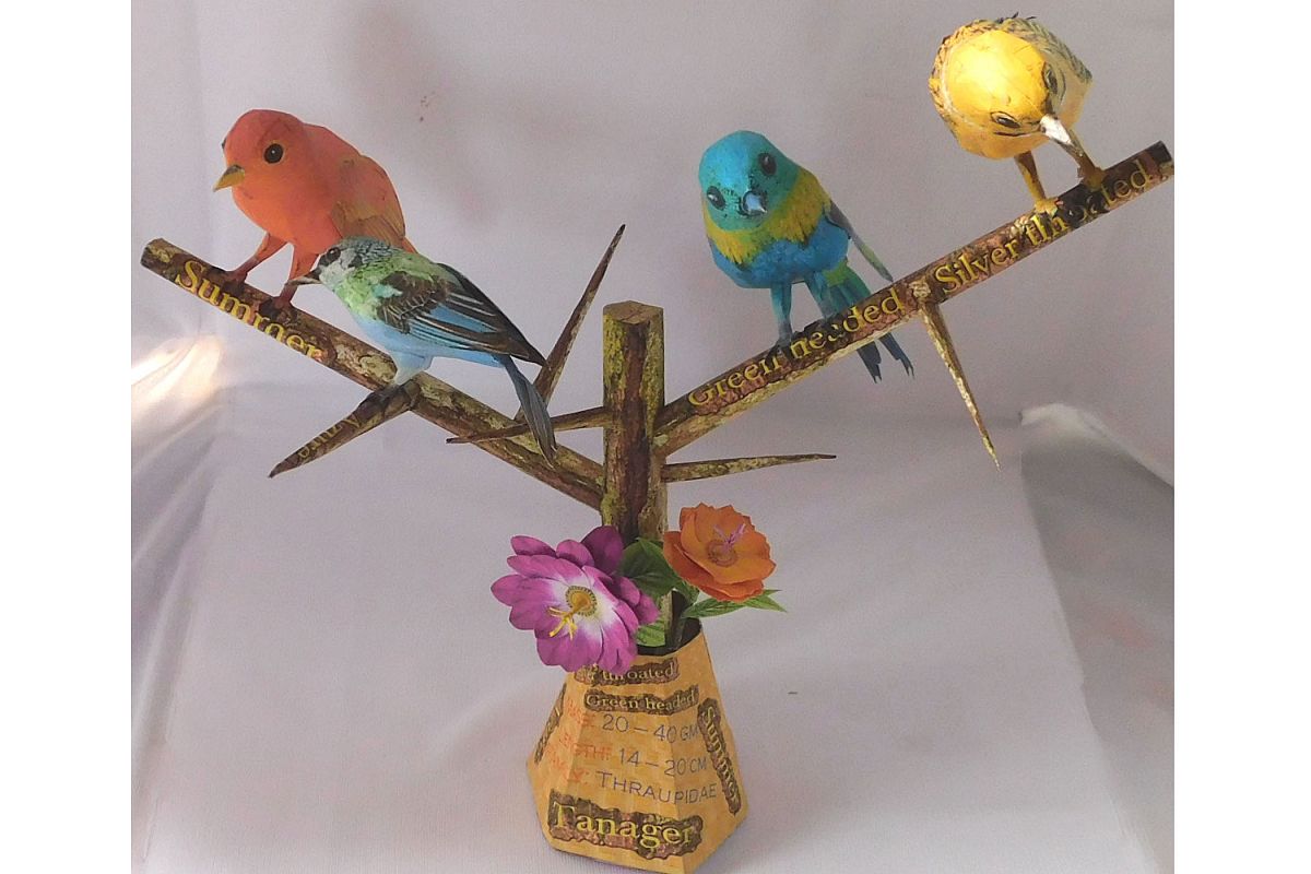paper bird TAGAGER example image 1