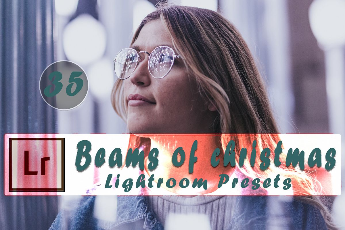 Beams of Christmas Lightroom Presets example image 1