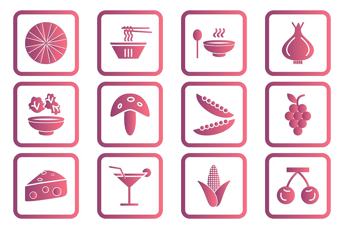 Set Of Food Icons example image 1