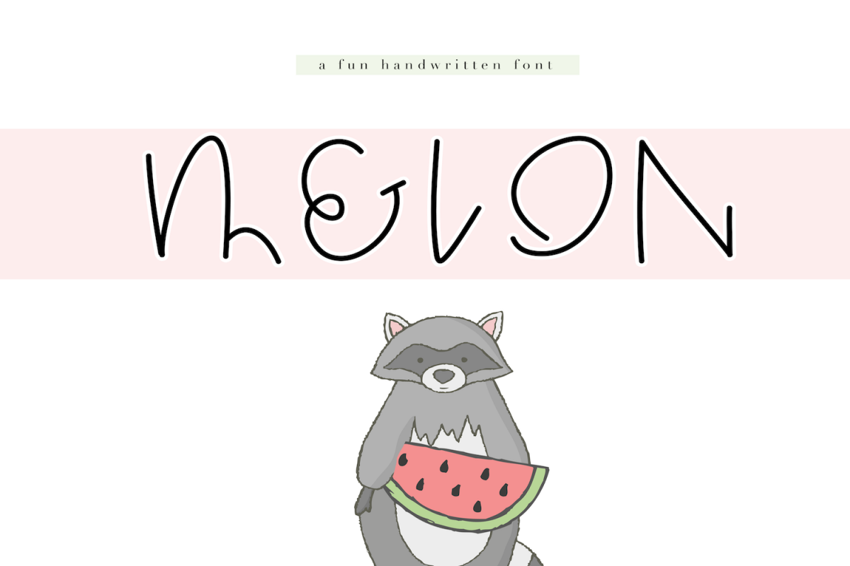 Melon - A Quirky Handwritten Font example image 1