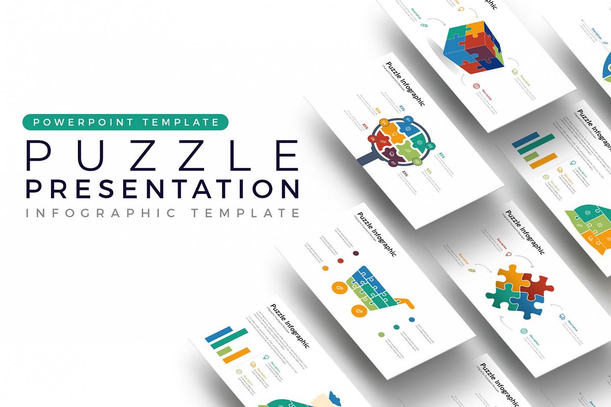 Puzzle Presentation - Infographic Template example image 1
