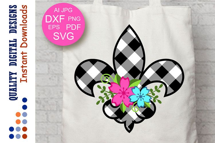 Fleur De Lis svg clipart Mardi Gras Flowers Clip Art example image 1
