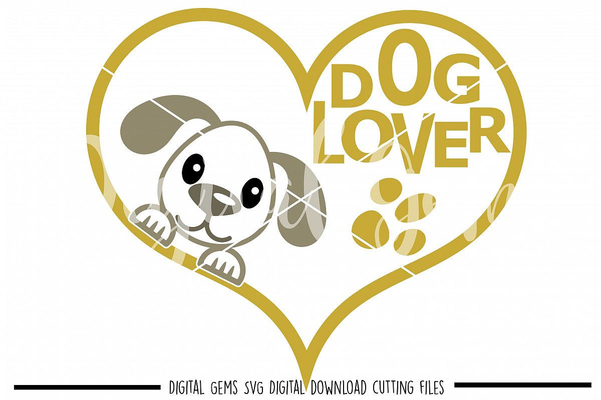 Dog Lover SVG / PNG / EPS / DXF Files example image 1