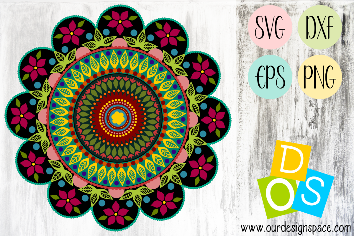 Download Rose Mandala Svg Free For Crafters - Layered SVG Cut File