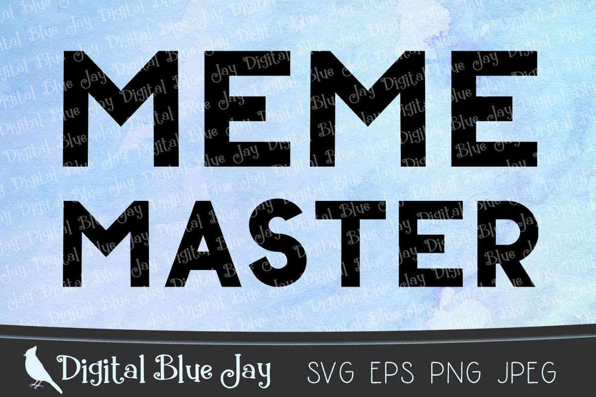 Meme Master SVG PNG Cut Files example image 1