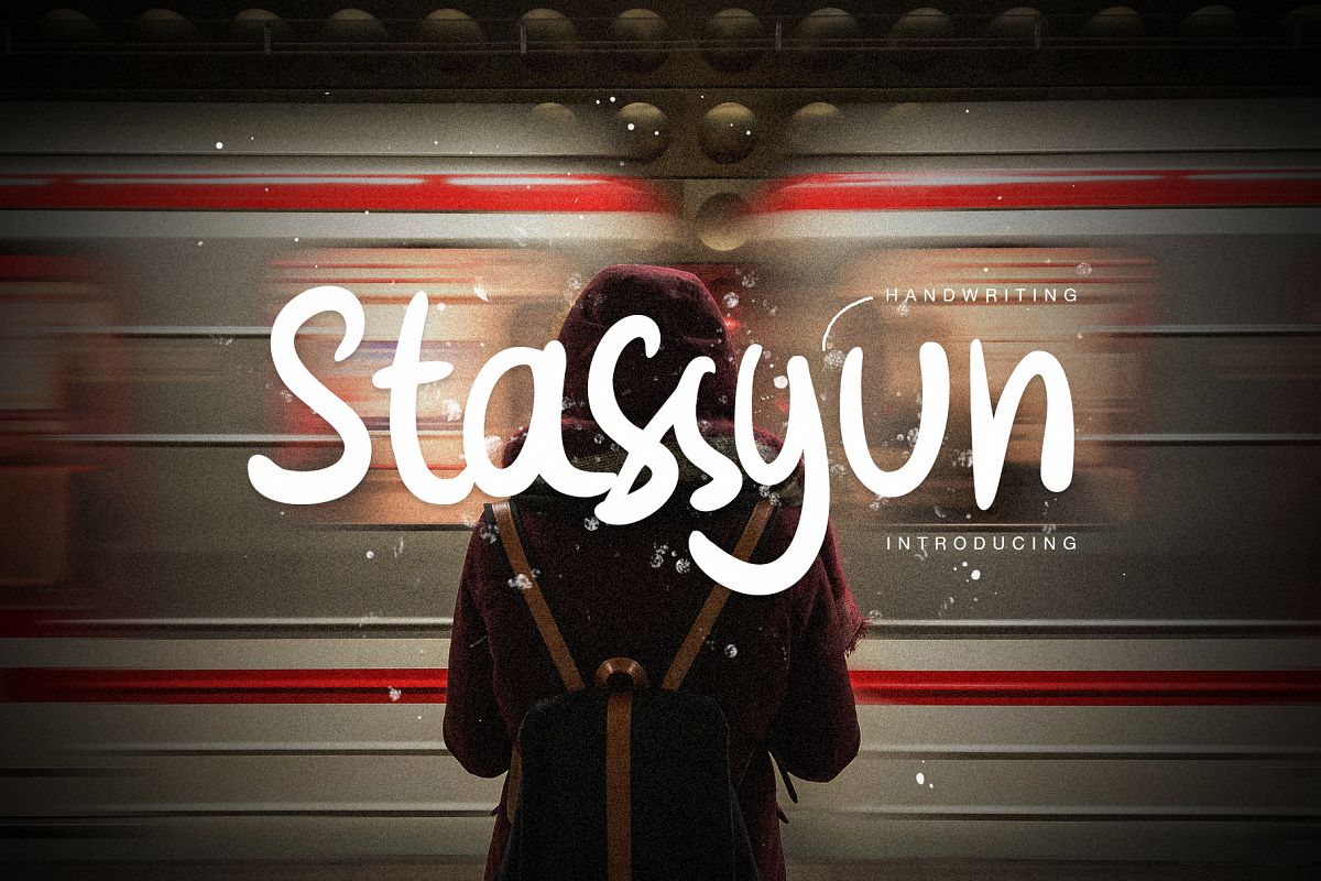 Stassyun Handwriting Font example image 1