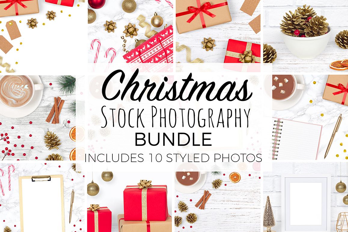 Christmas Styled Stock Photography Bundle example image 1