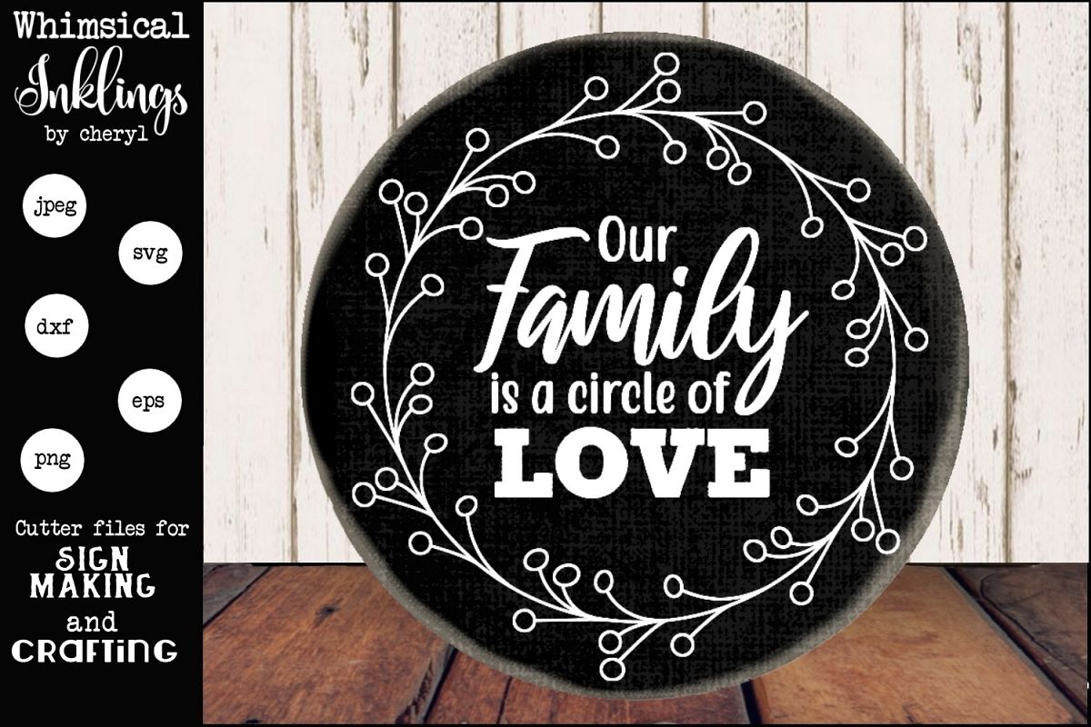 Family Circle SVG example image 1