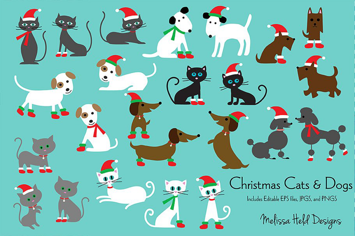 Christmas Cats and Dogs example image 1