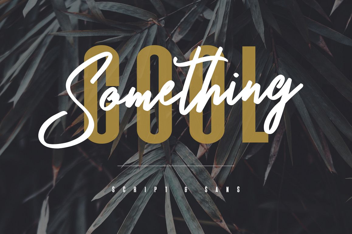 Something Cool - Font Duo example image 1