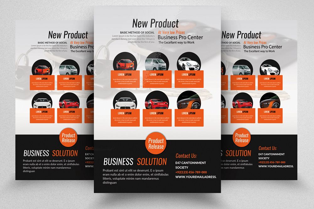 New Car Business Flyer Template example image 1