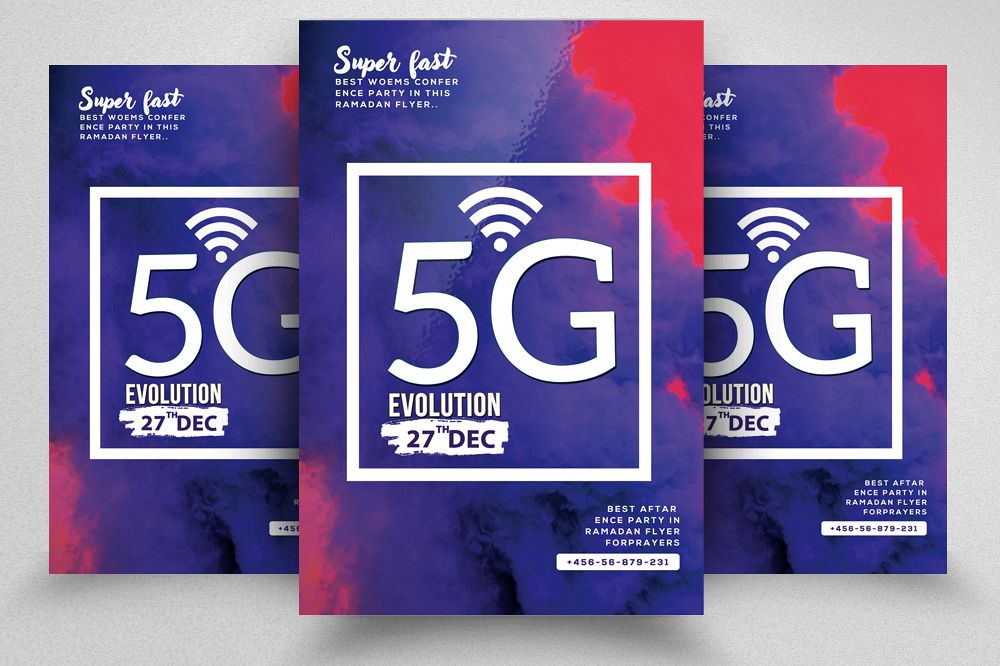 5G Coming Soon Flyer Template example image 1