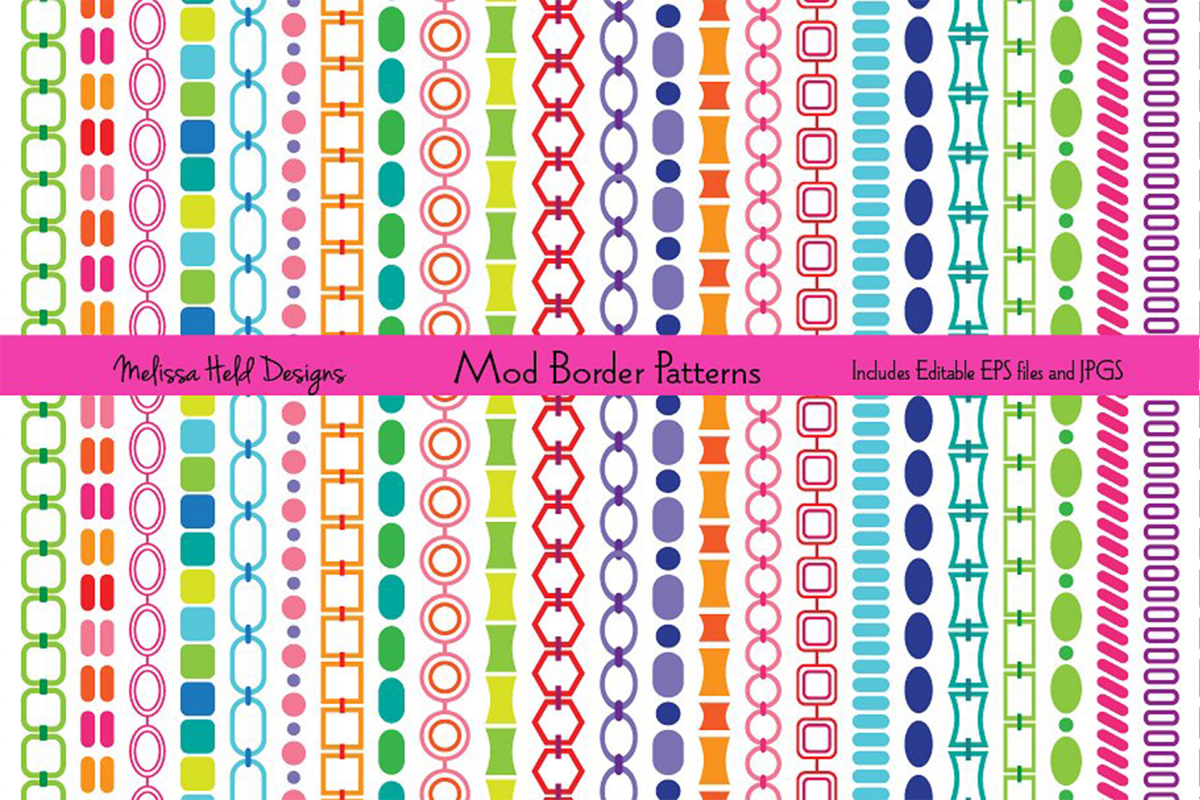 Mod Border Patterns example image 1