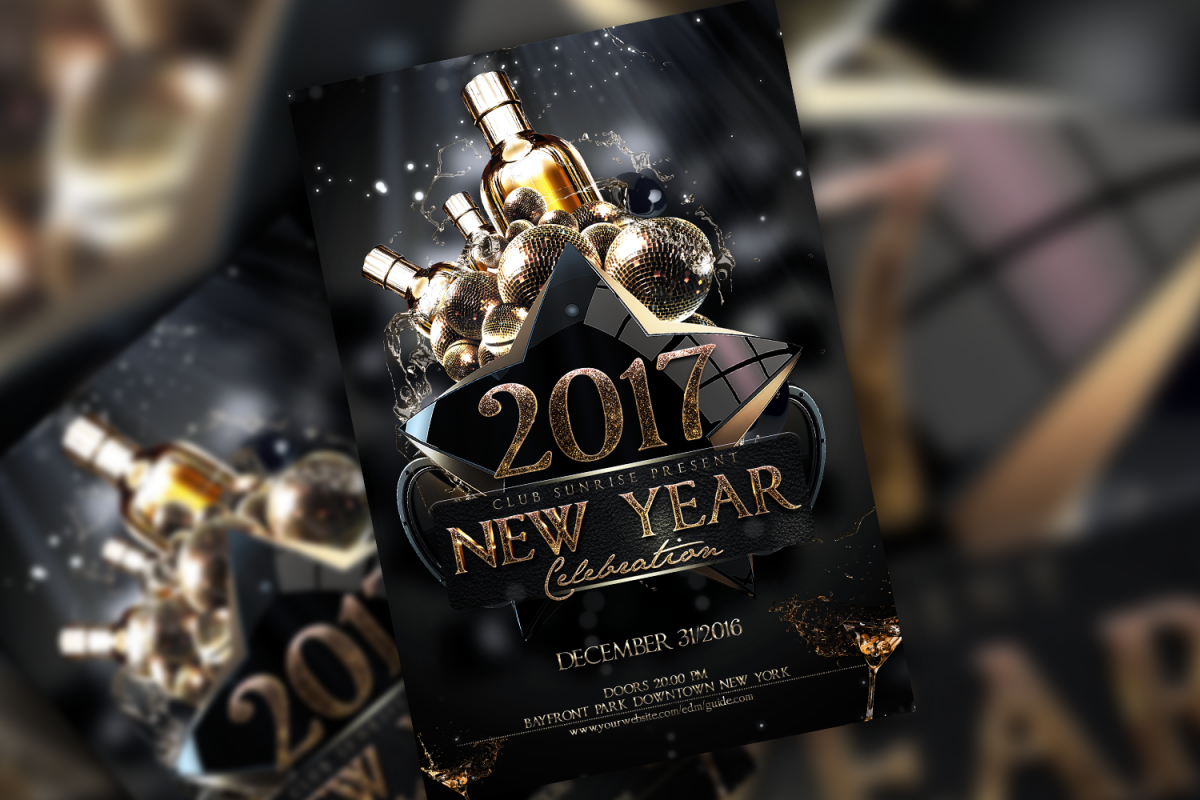 NYE Flyer Template example image 1
