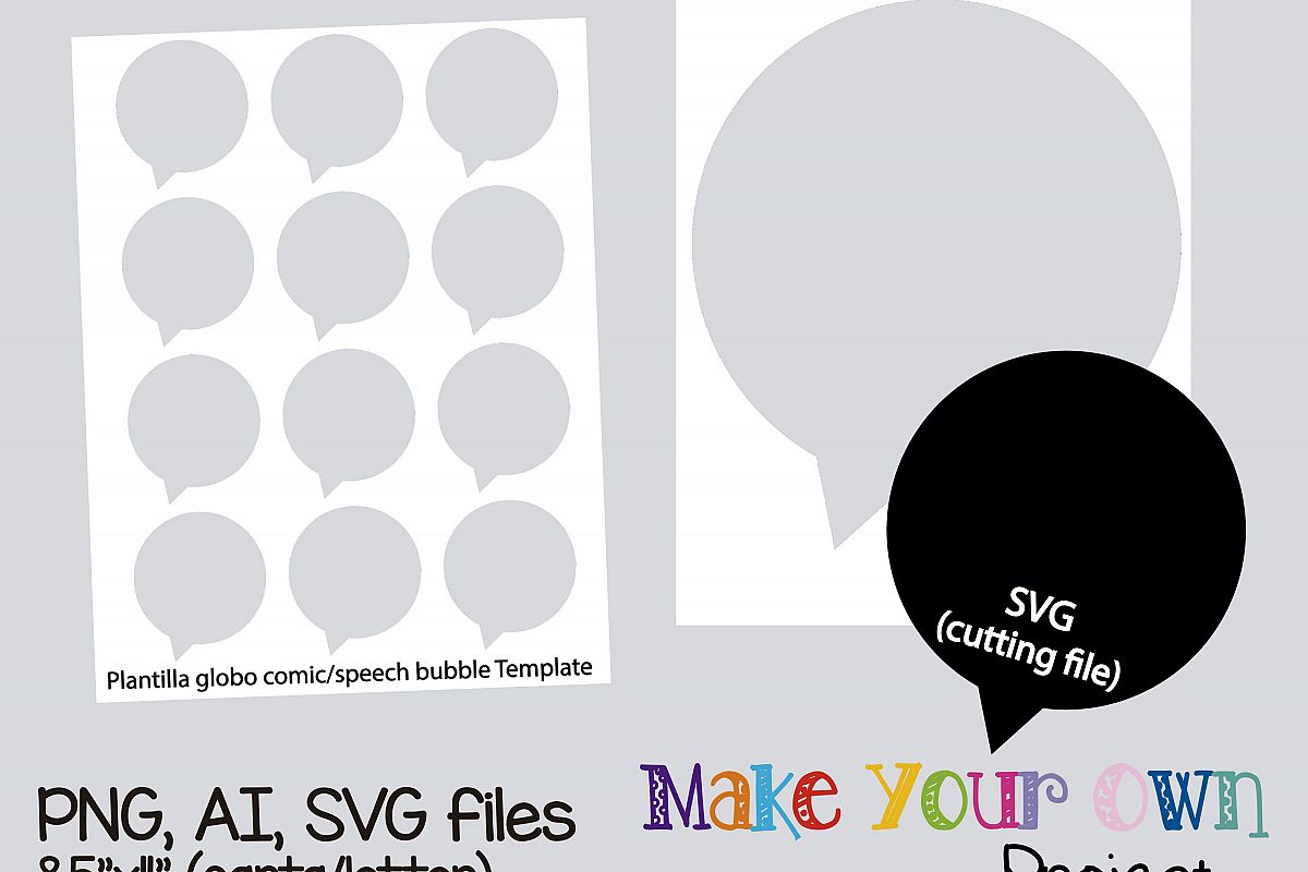 Speech bubble Template, collage sheet template, electronic template, collage template, printable template, collage electronic, PNG, AI, SVG. picture about Speech Bubble Printable referred to as Speech bubble Template, collage sheet template, electronic template, collage template, printable template, collage electronic, PNG, AI, SVG.