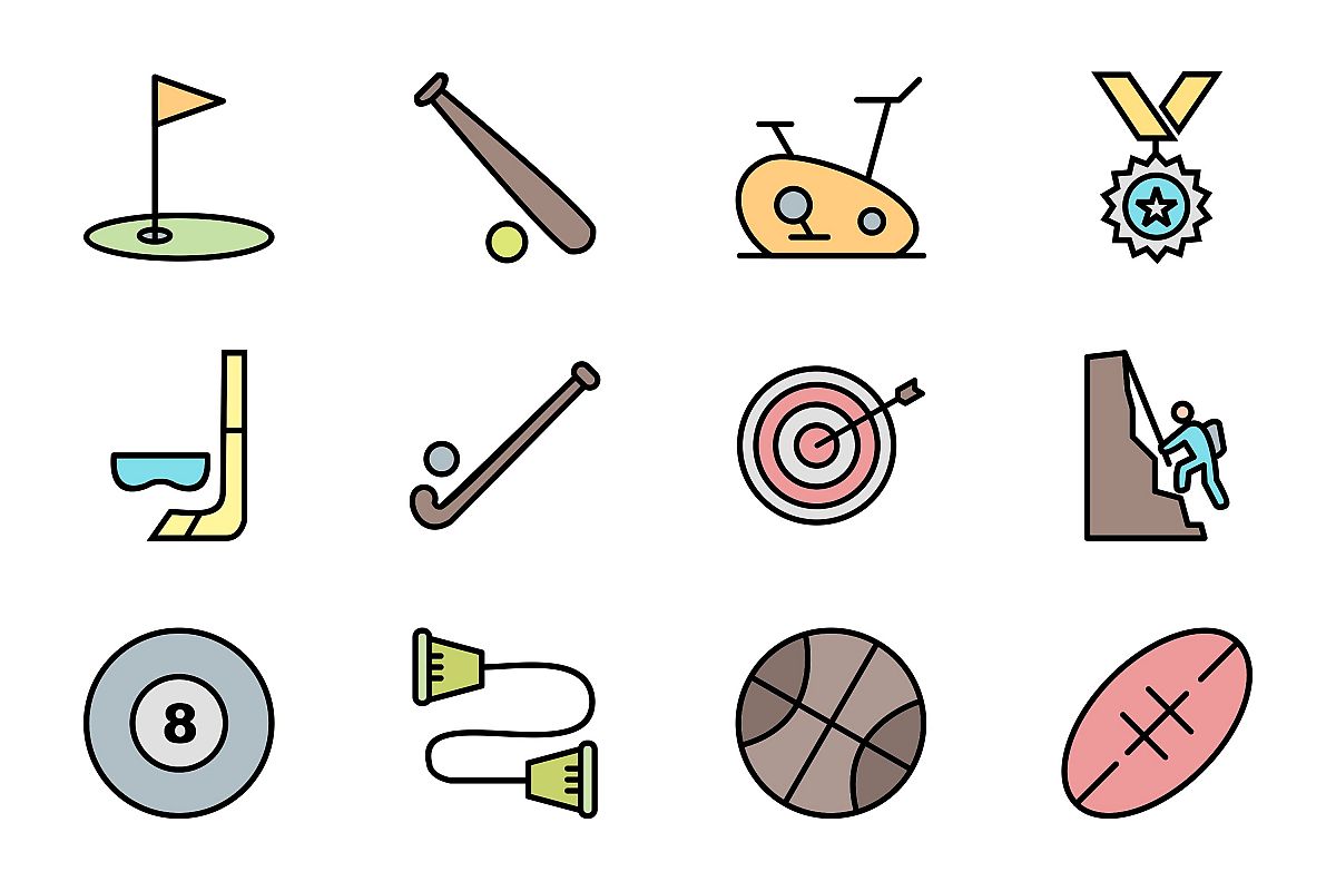 Set Of Sports And Game Icons example image 1