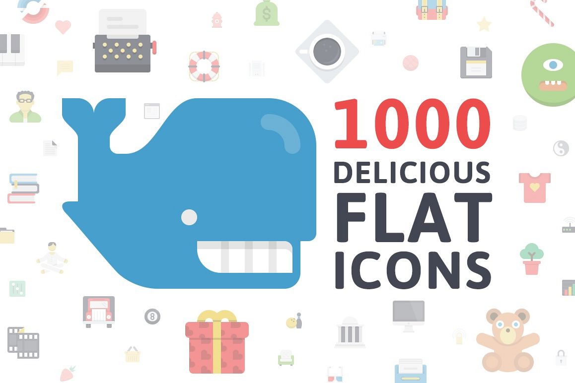 Flatilicious Icons example image 1