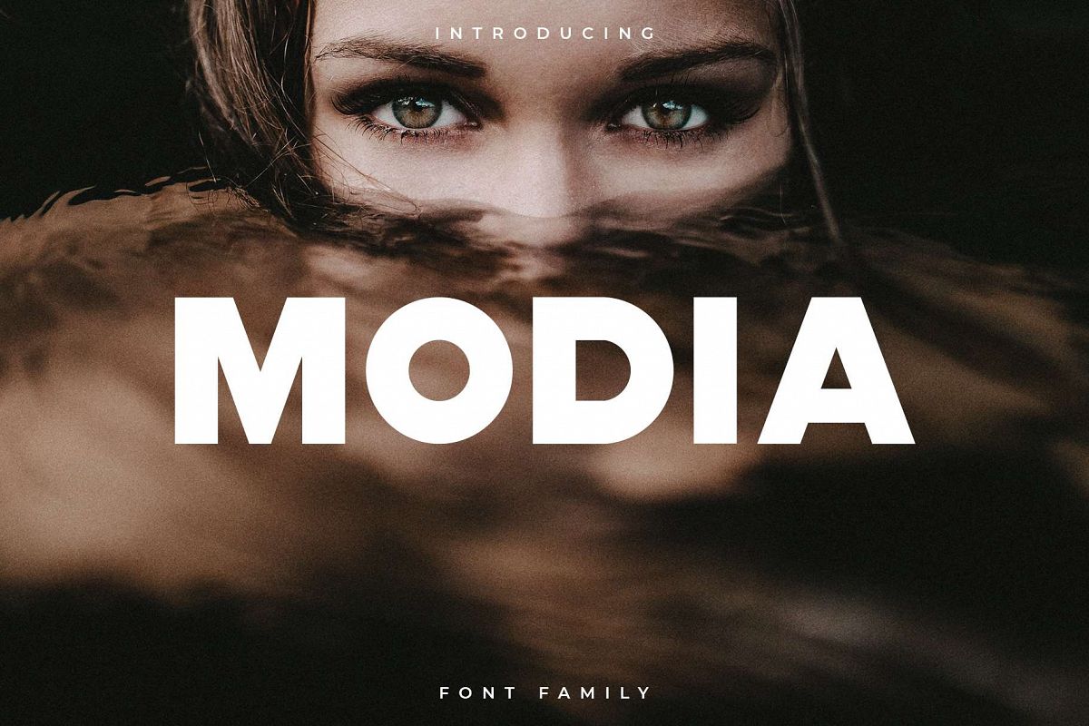 Modia Font Family - Sans Serif example image 1