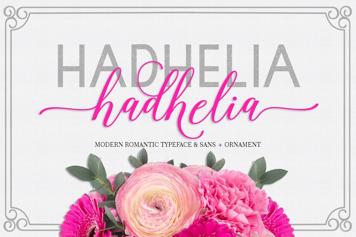 Hadhelia Script, Sans, Ornament example image 1