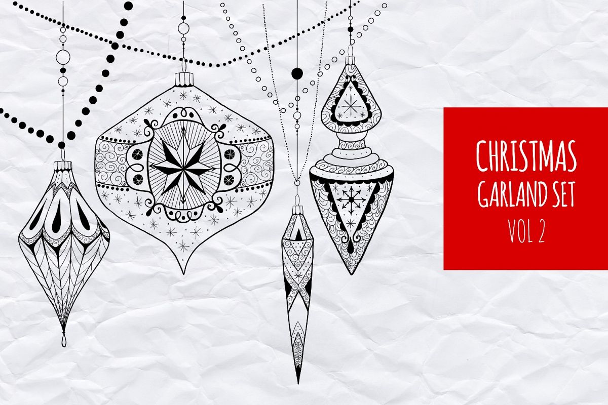 Christmas garland set vol.2 example image 1