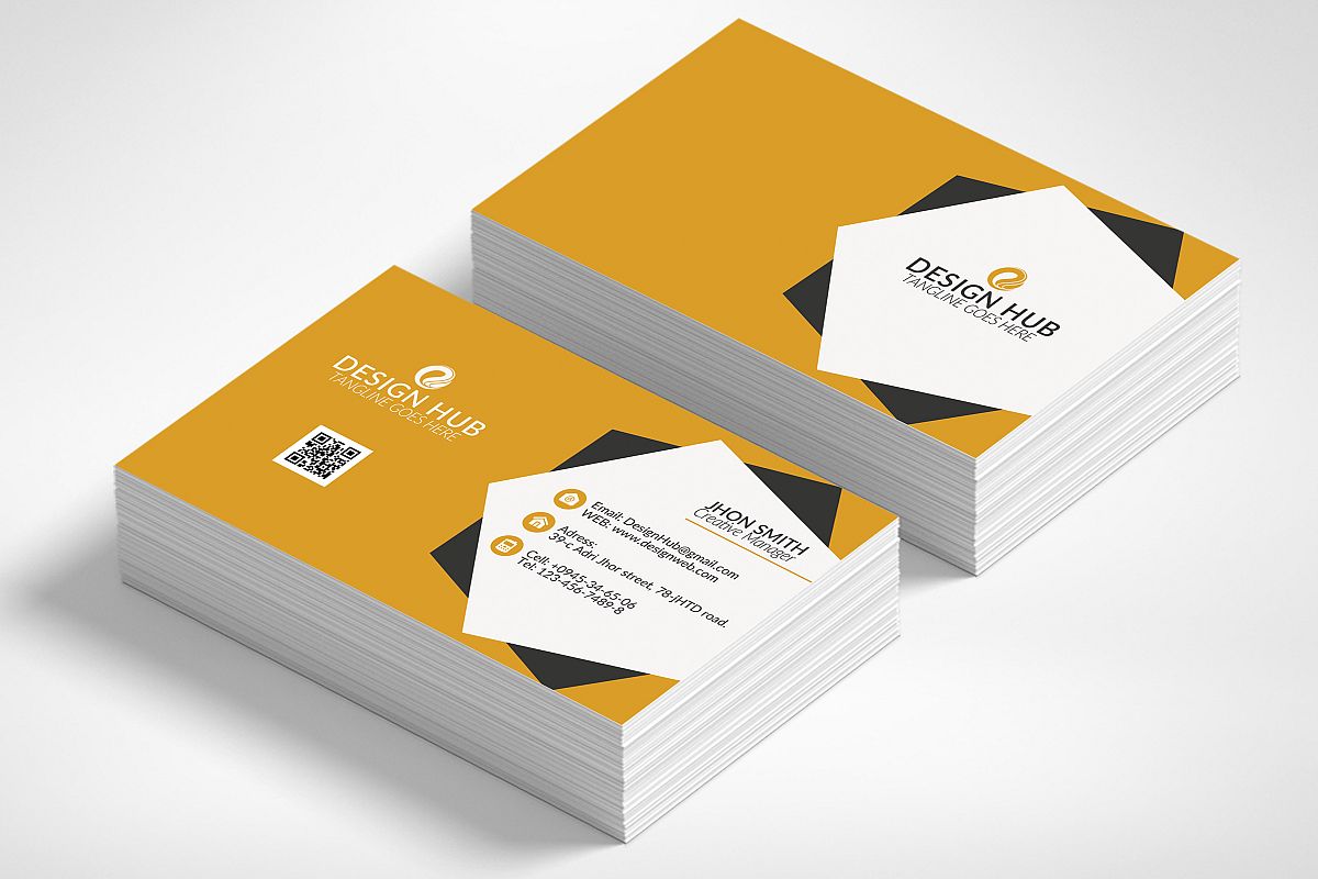 Stylish Business Card Template example image 1