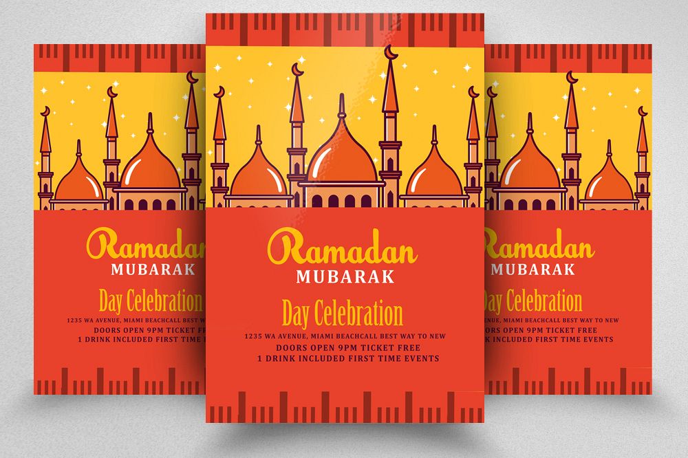 Ramadan Mubarak Flyer example image 1