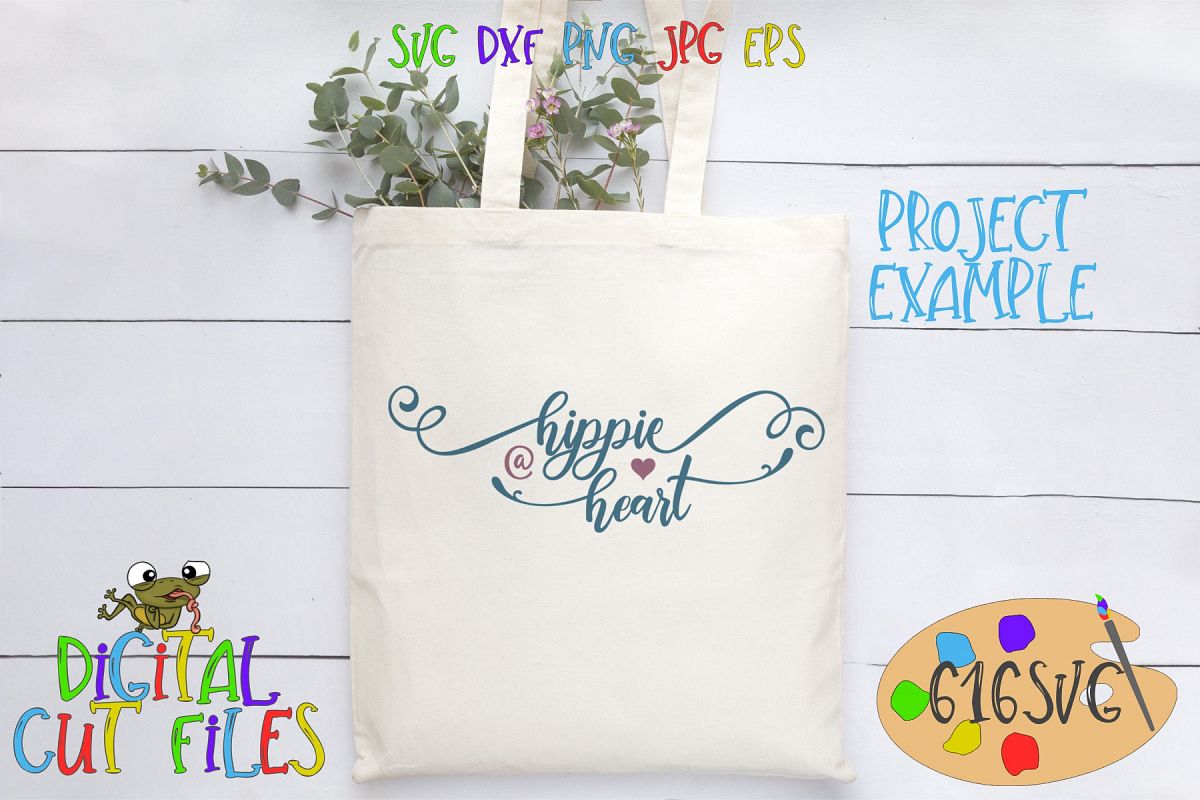Hippie at Heart SVG example image 1