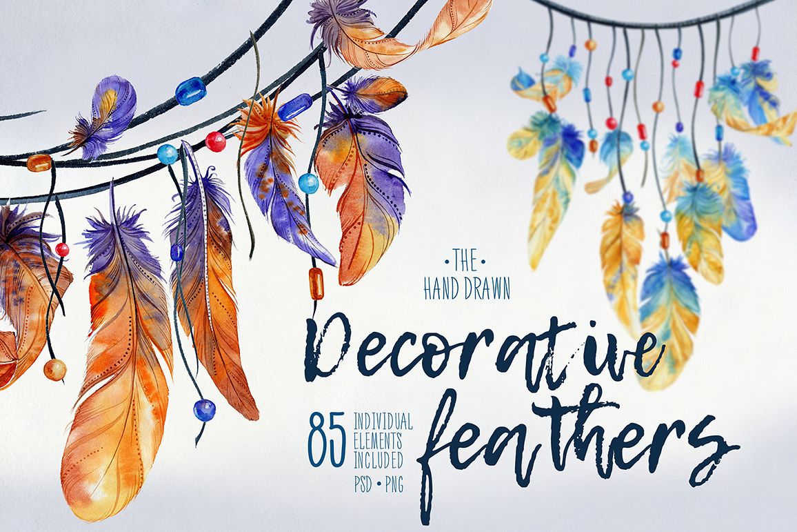 Decorative Feathers example image 1