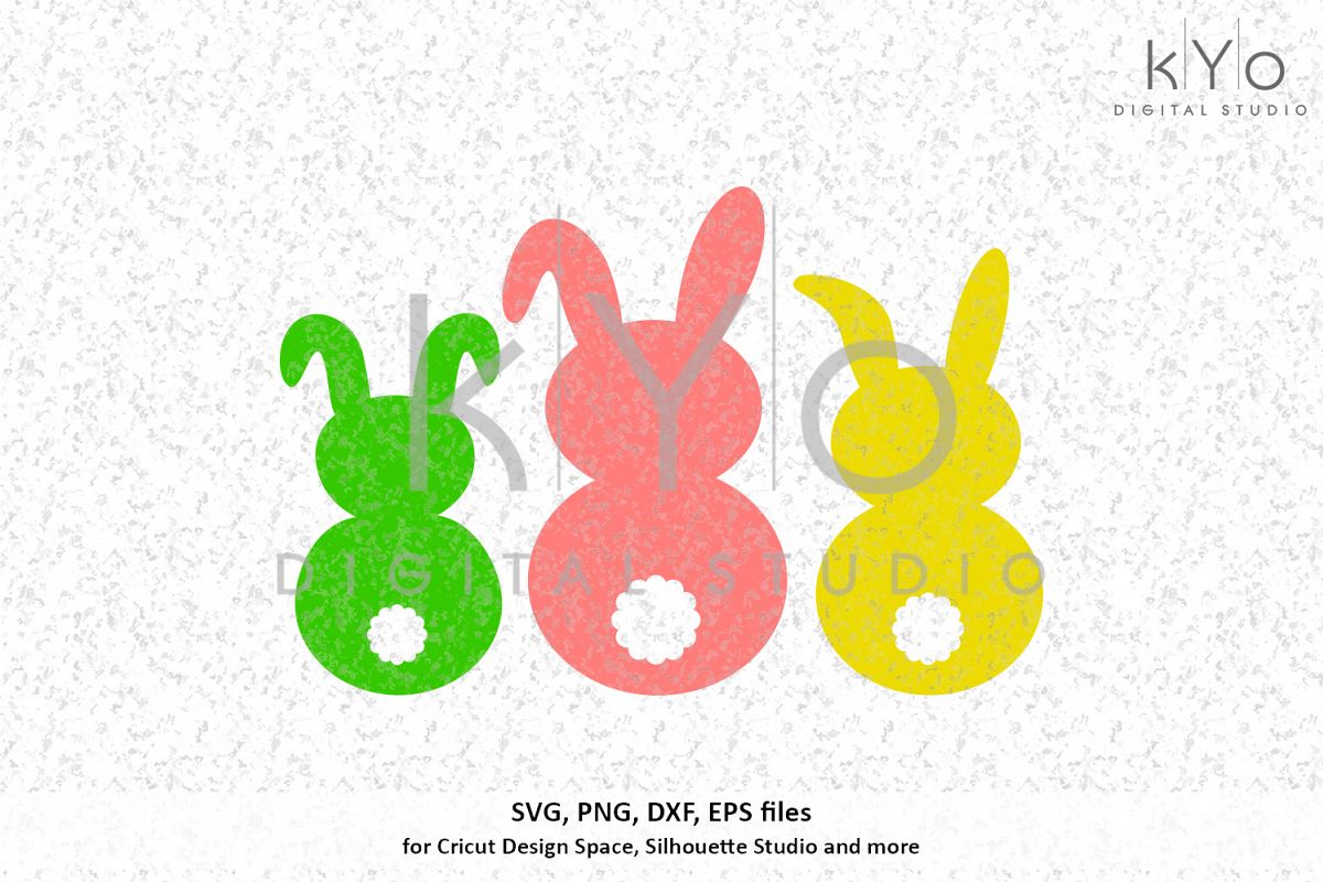 Download Easter Bunny silhouette SVG DXF PNG EPS vector graphic ...