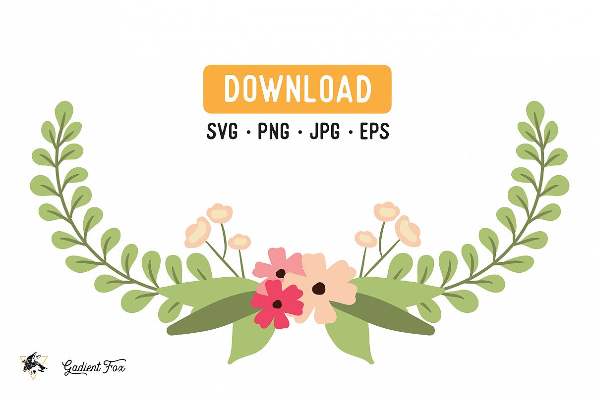 Laurel PNG Pack Floral Clipart SVG - Wreath Laurel