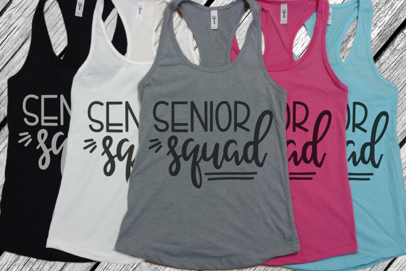 Senior Squad SVG example image 1
