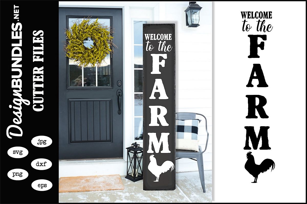 Welcome To The Farm-Vertical SVG example image 1