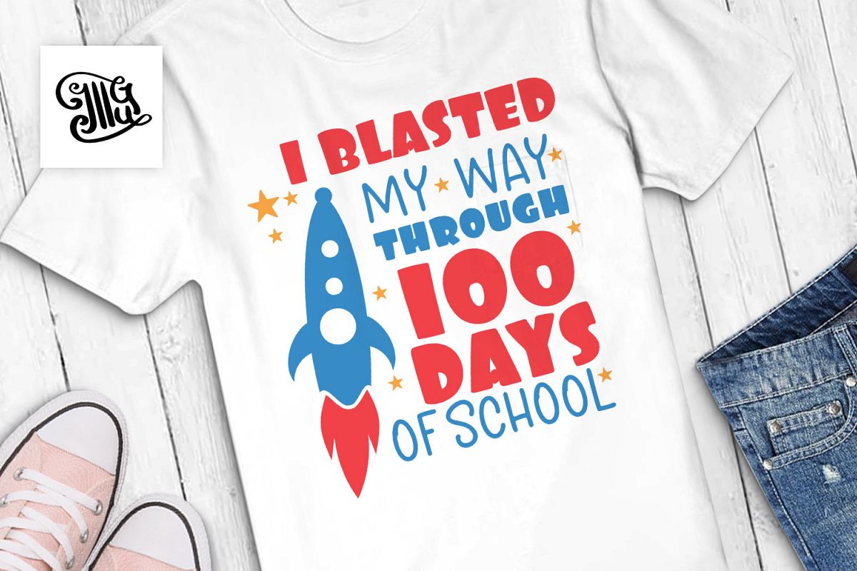 100 Days of school svg example image 1