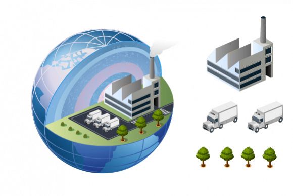 Factory vector Illustrations example image 1