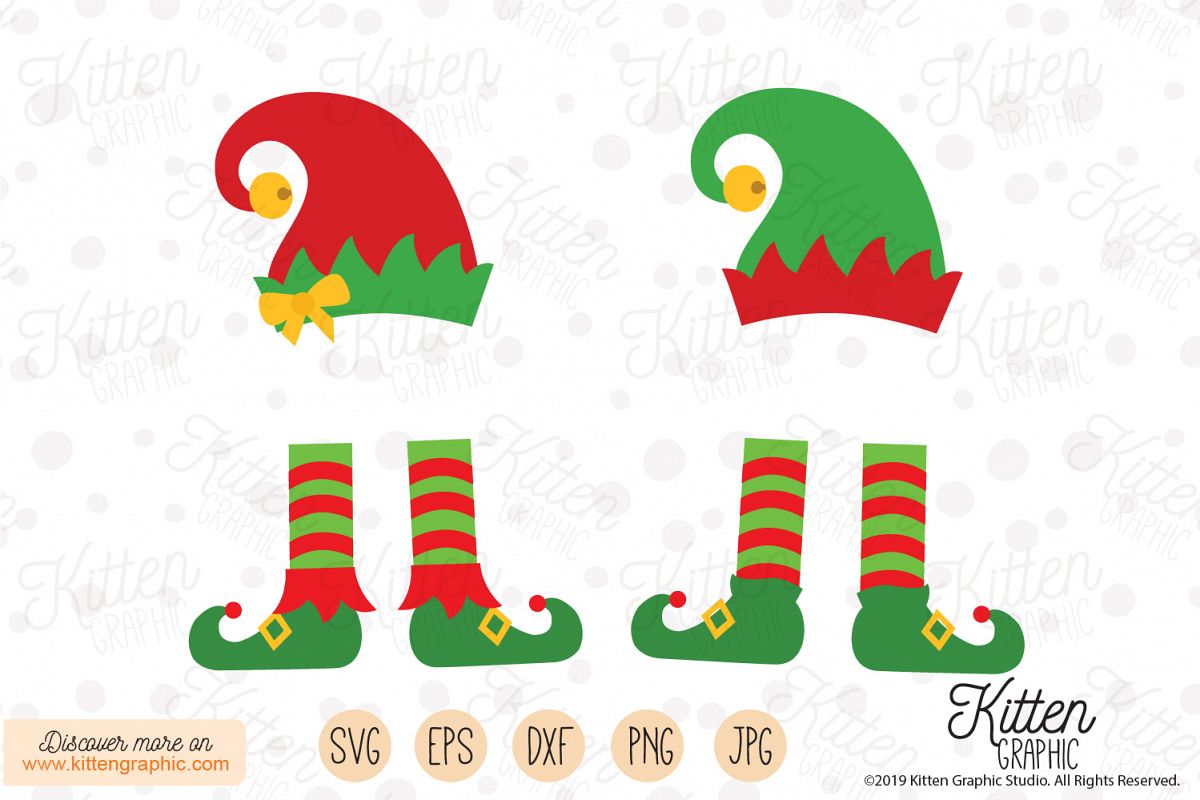 Boy and Girl Elf SVG