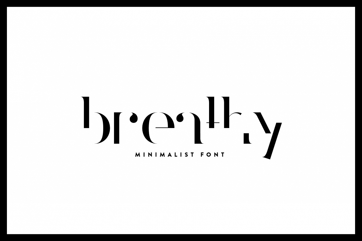 Breathy - Font Family example image 1