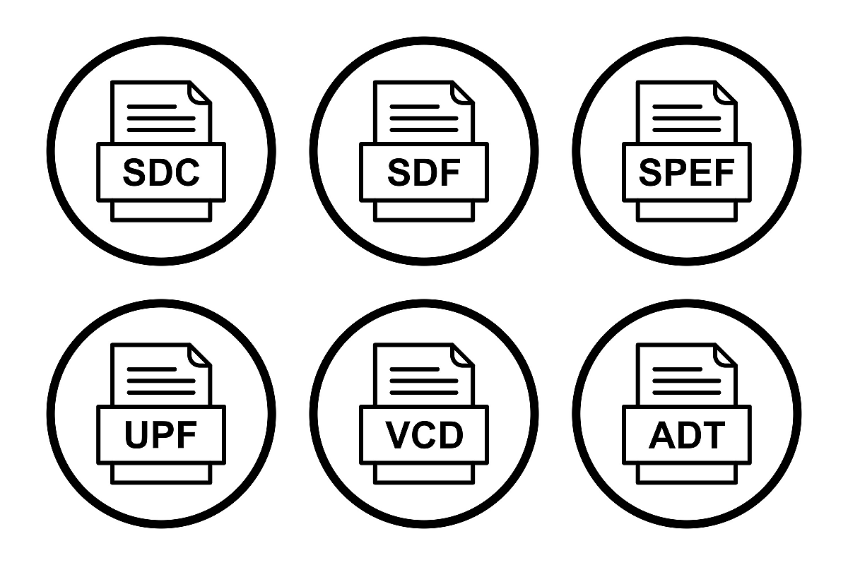 Set Of File Formats Icons example image 1
