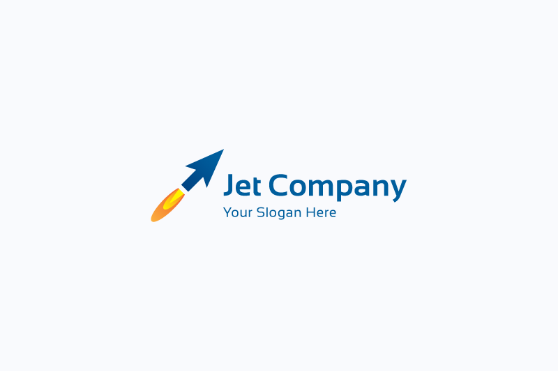 Jet arrow logo example image 1
