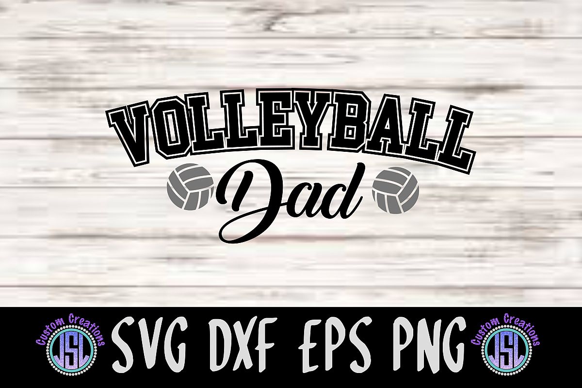 Download Volleyball Dad| SVG DXF EPS PNG Cut File