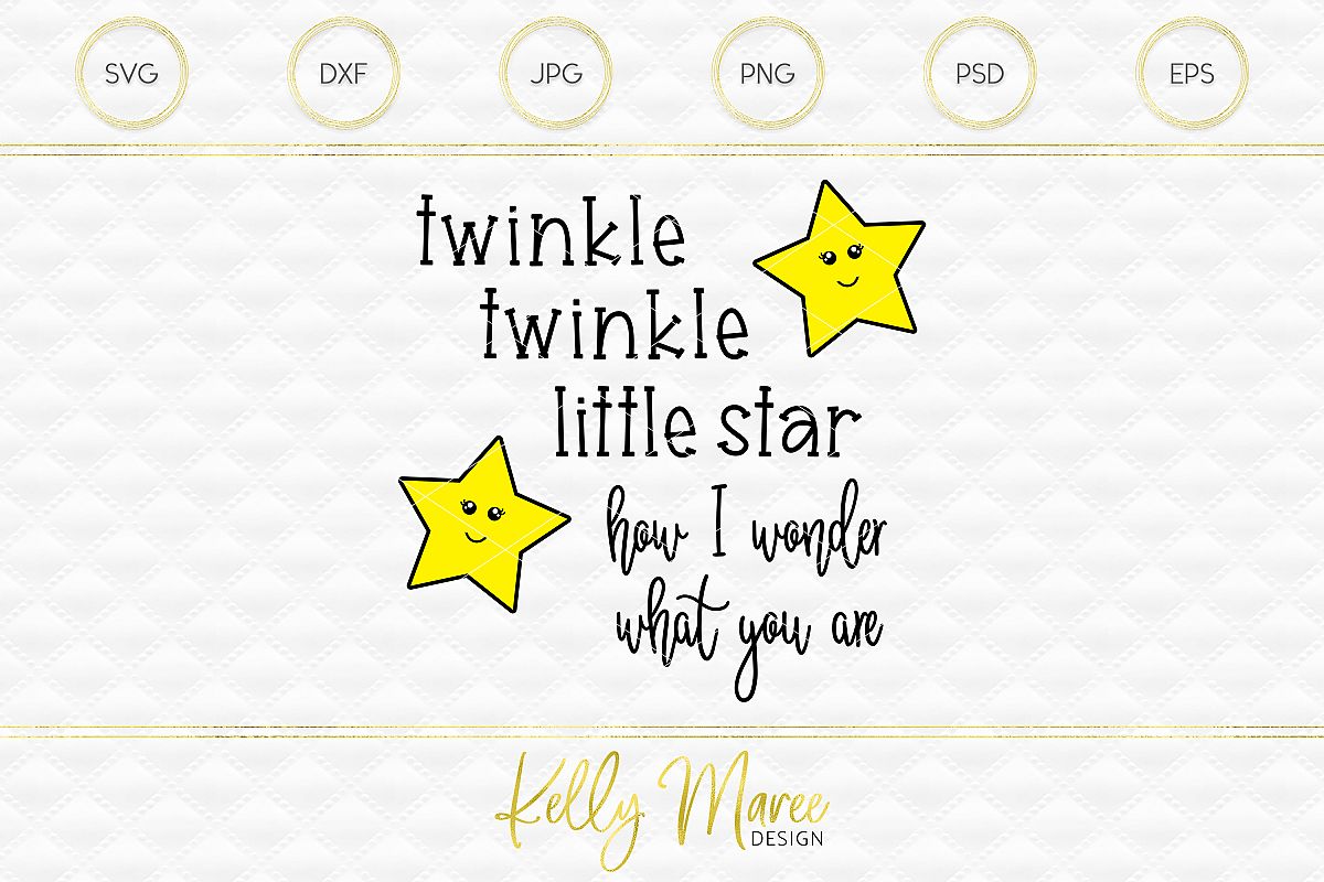 Download Twinkle Twinkle Little Star SVG File