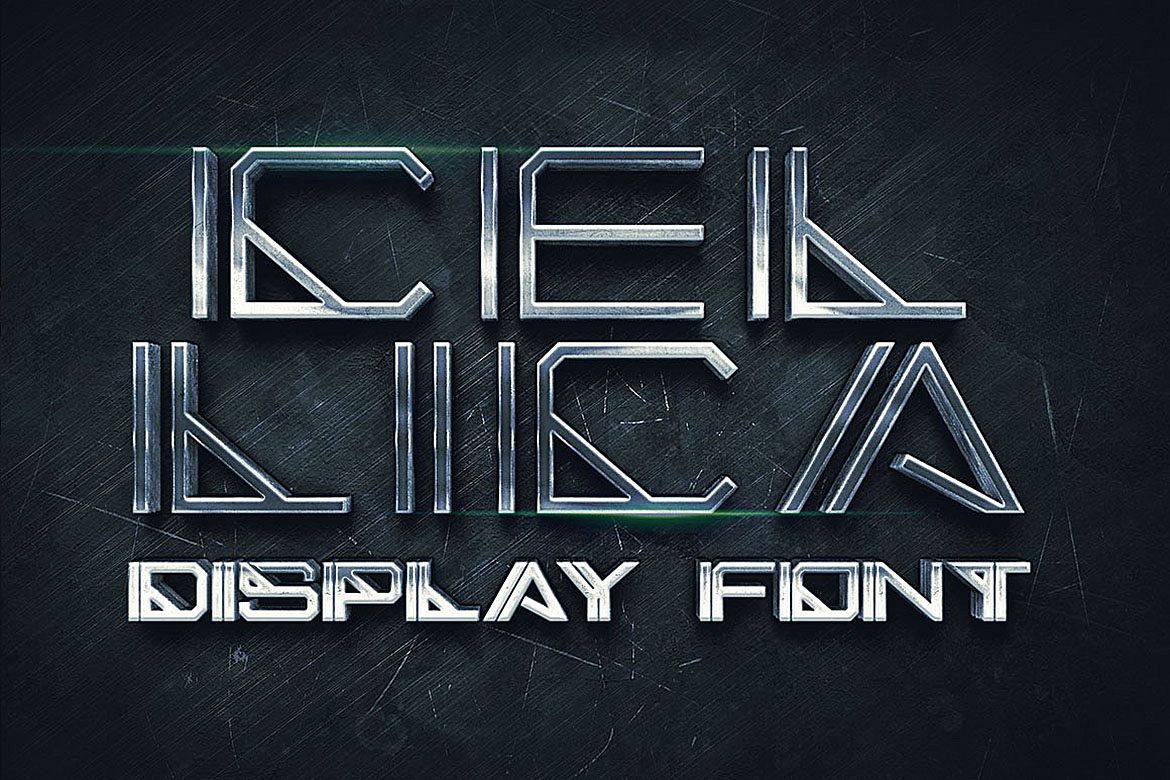 Cellica - Display Font example image 1