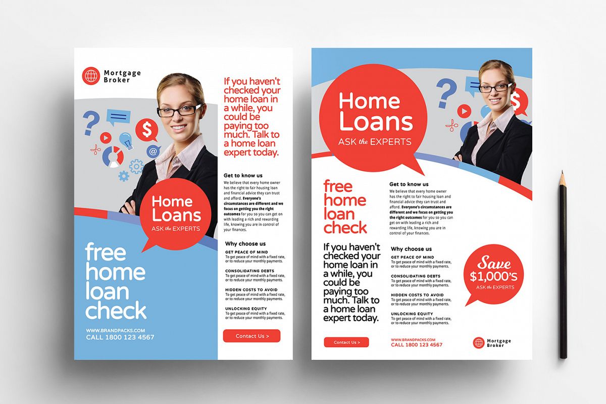 A4 Modern Corporate Advertisement Templates example image 1