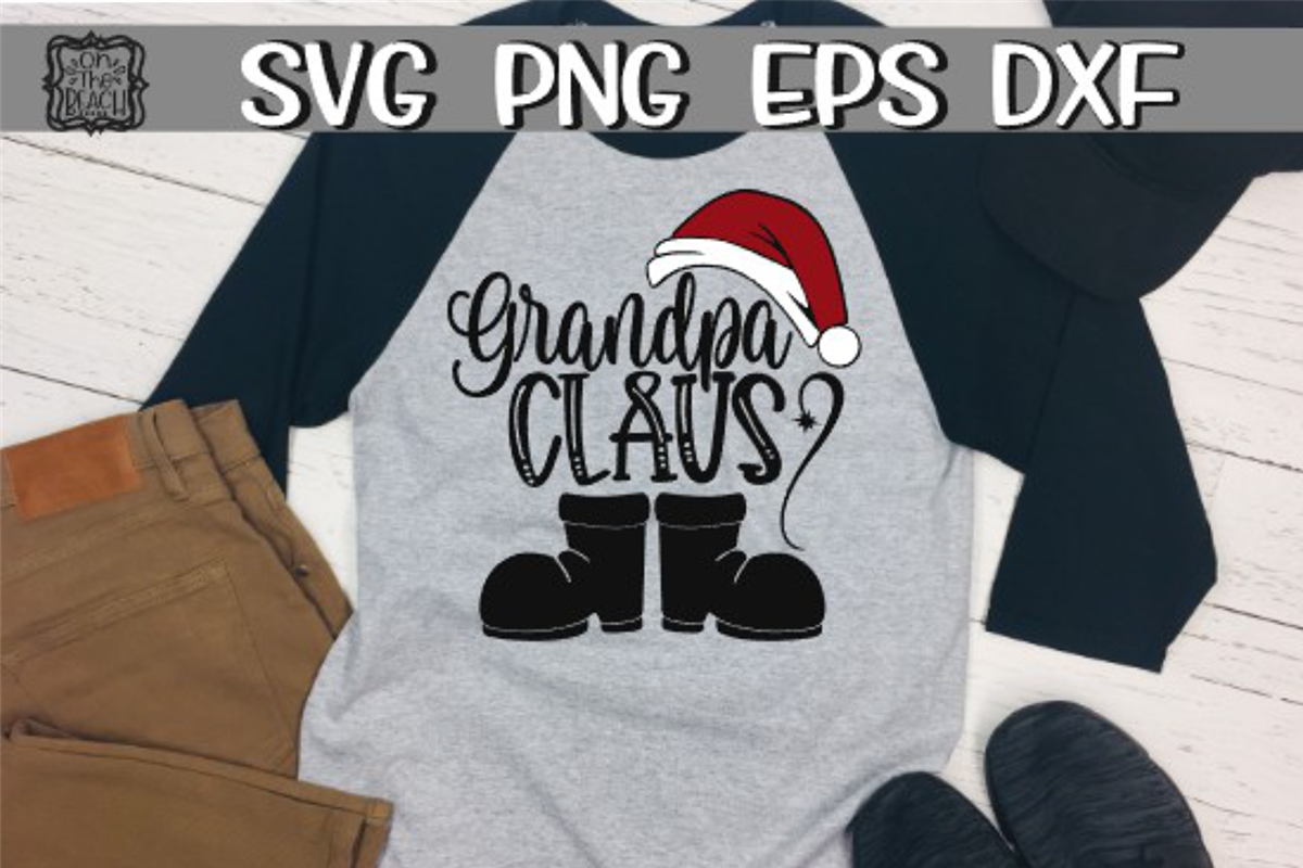 Grandpa Claus - SVG PNG EPS DXF example image 1