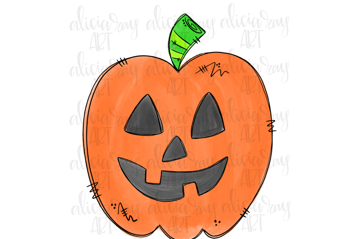 Jack o' lantern Sublimation PNG Digital example image 1