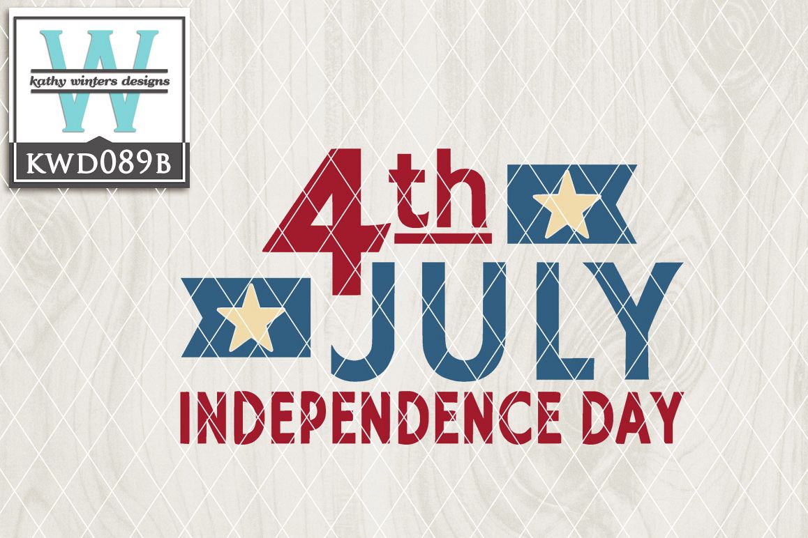 Patriotic Cutting File KWD089B example image 1