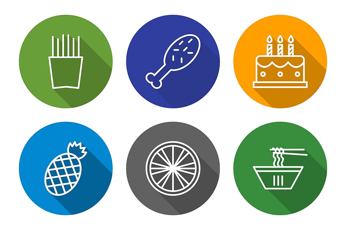 Set Of Food Icons example image 1