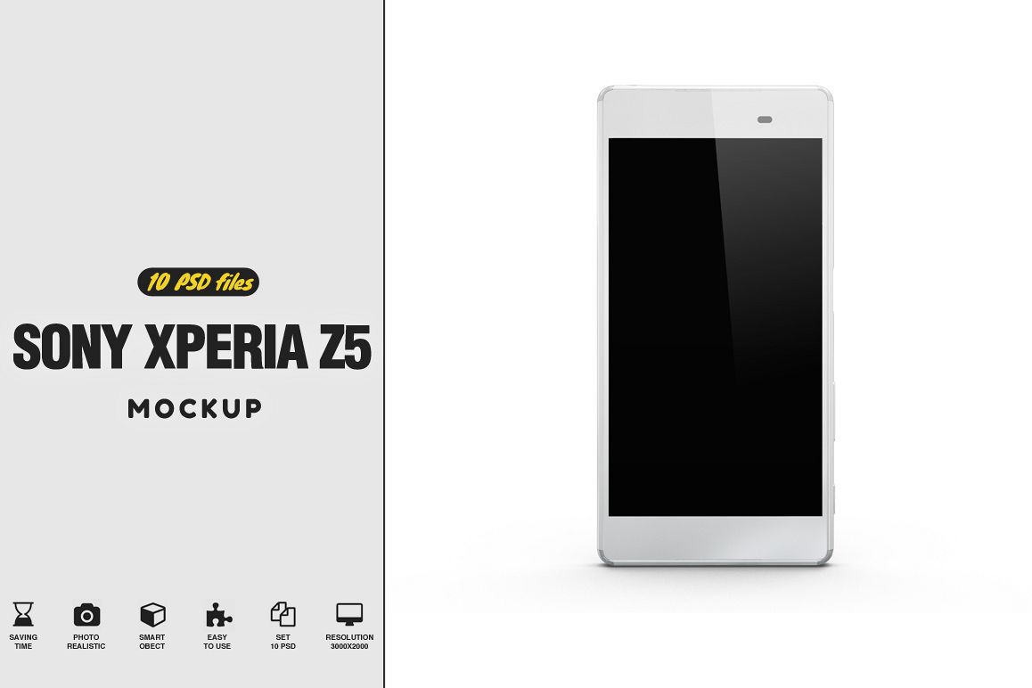 Smartphone Z5 Mockup example image 1