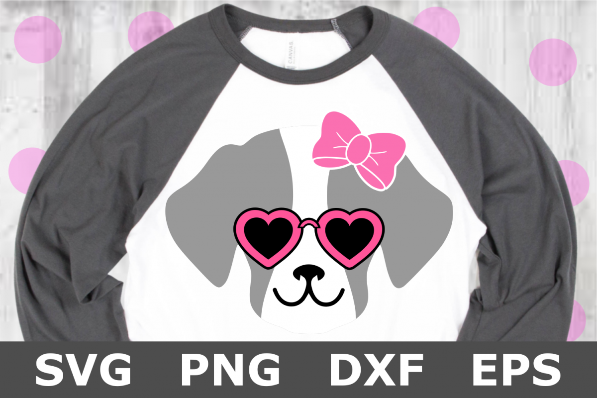 Dog with Glasses Boy - An Animal SVG Cut File example image 1