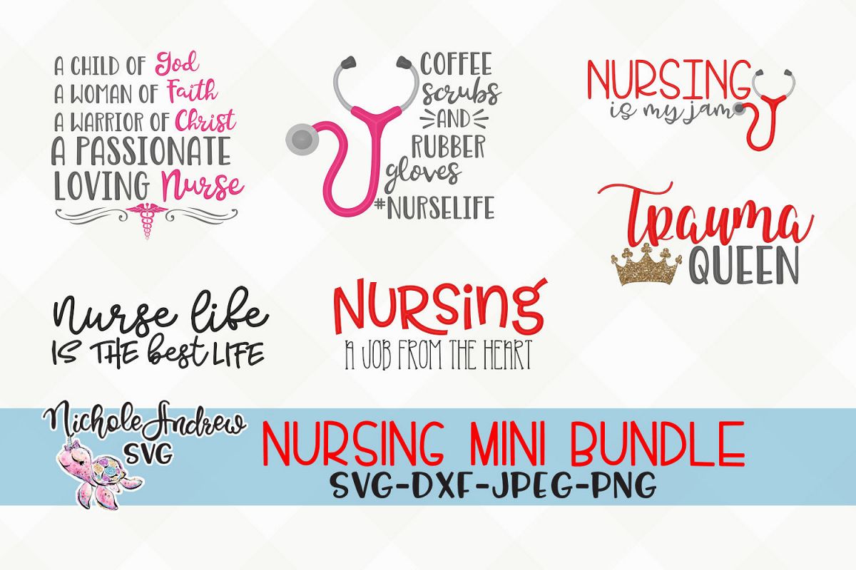 Download Nursing Mini SVG bundle, Nurse, svg
