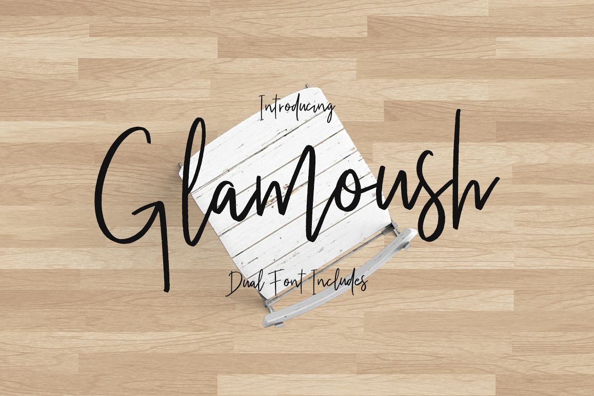 Glamoush Typeface example image 1